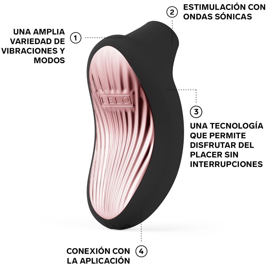 LELO - SONA 3 CRUISE MASSAGGIATORE CLITORIDEO SONICO NERO