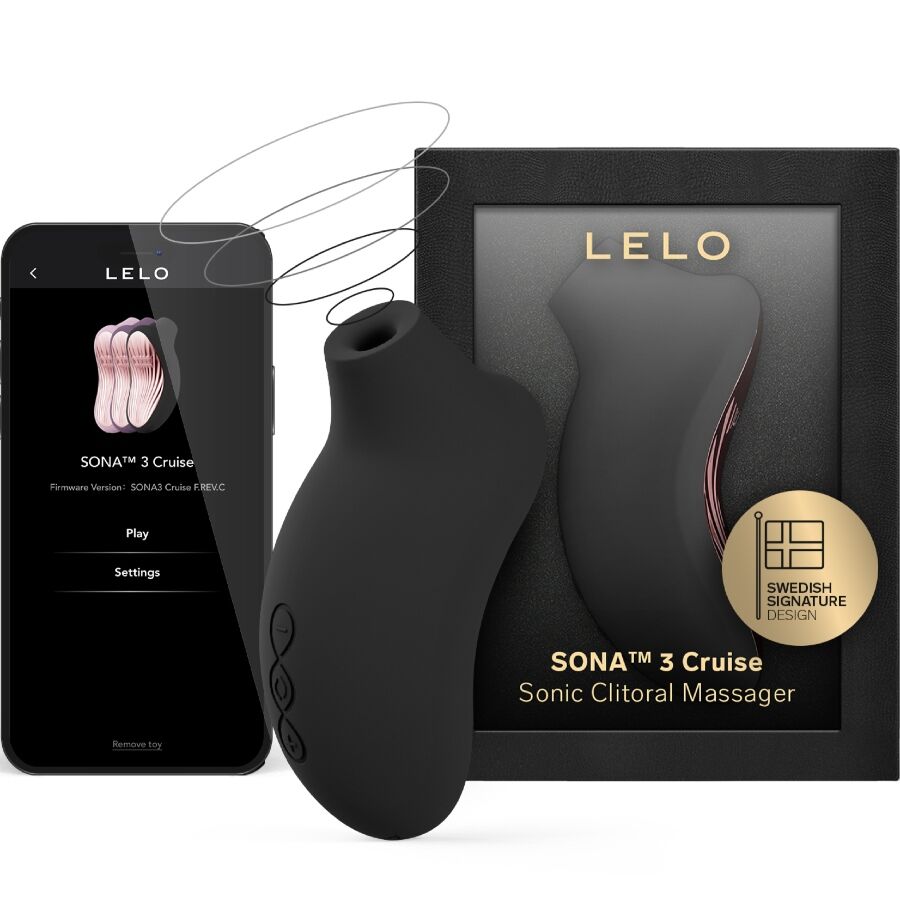 LELO - SONA 3 CRUISE MASSAGGIATORE CLITORIDEO SONICO NERO