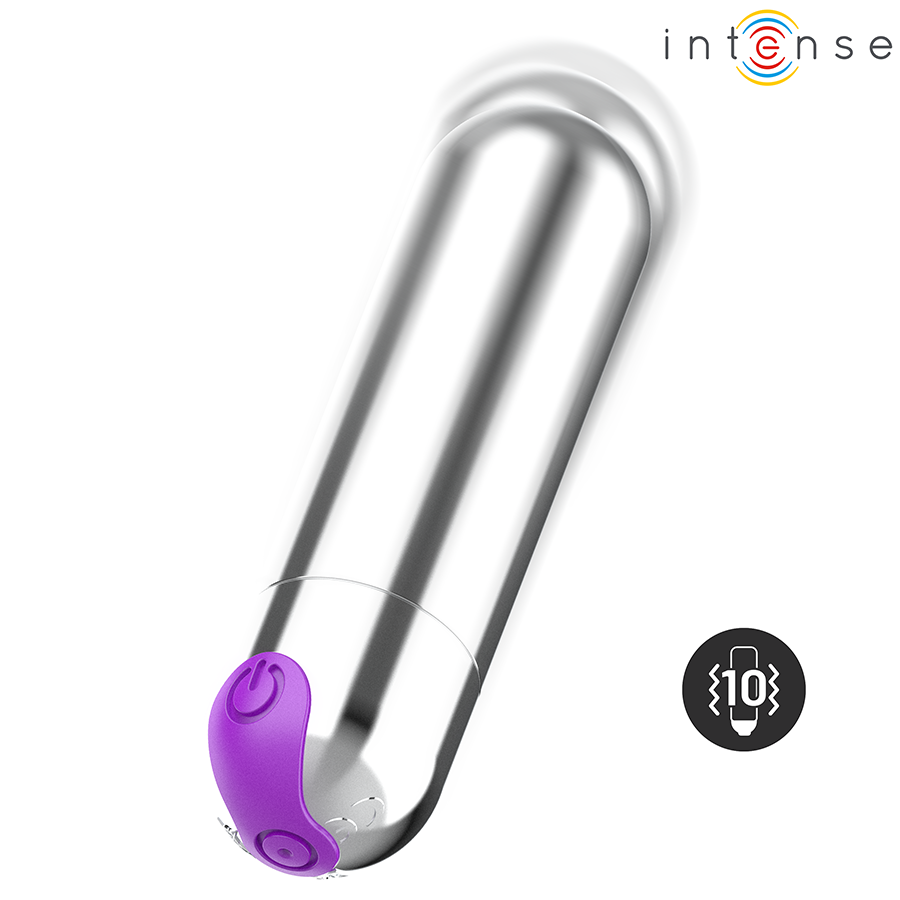 INTENSE - KAREN MINI PROIETTILE VIBRANTE RICARICABILE ARGENTO