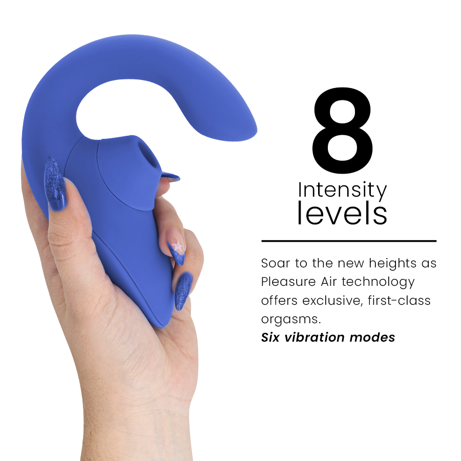 WOMANIZER - BLEND RABBIT VIBRATOR STIMOLATORE BLU VIBRANTE